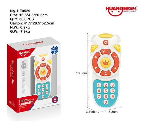 Control Remoto Musical Para Bebé - Huanger 1