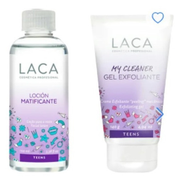 Kit Teen Locion Matificante + My Cleaner  Exfoliante Laca 0 Kit Teen Locion Matificante + My Cleaner  Exfoliante Laca 0