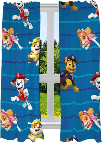 Cortinas De Ventana Niños Paw Patrol, 208 Cm X 160 Cm 0