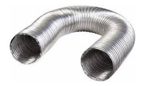 Caño Ducto Flexible De Aluminio 100mm X 2.40 Largo 0