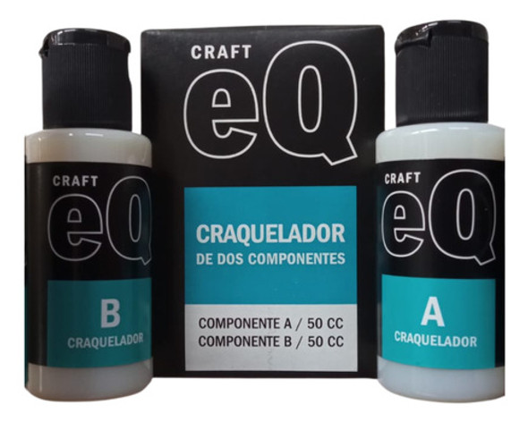 Craquelador De 2 Componentes Eq Arte 50cc 0