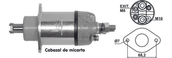 Solenoide De Arranque Compatible Con Indiel Perkins An115 1
