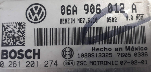 Vw Bora 2007- Computadora 1