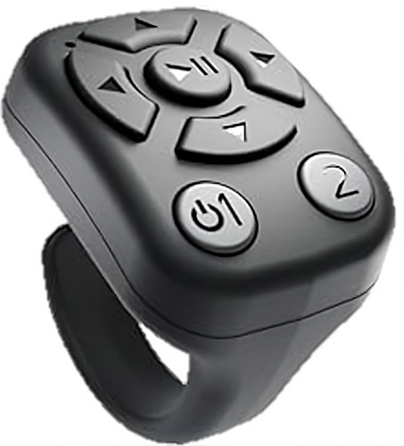 Anillo Celular Bt - Control A Distancia Selfi Musica Tiktok 0