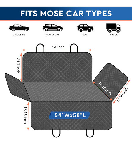 Woofknows Funda De Asiento De Automovil Para Perro, Funda Du 1