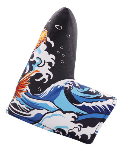 Capa De Taco De Golfe Em Material Premium, Design Preto 0
