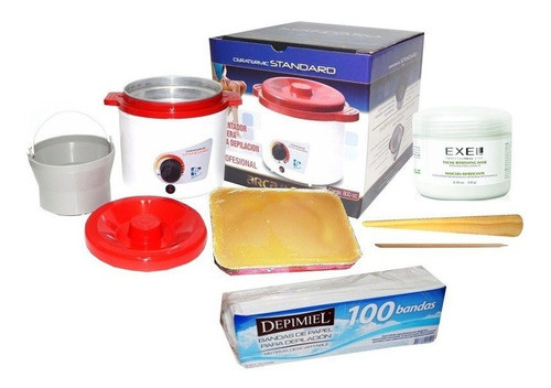 Calentador De Cera Arcametal Profesional + Cera + Bandas 0