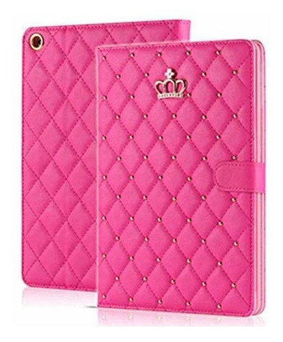 Funda Para Apple iPad 2, 3 Y 4 Diseño De Corona Y Diamantes 0