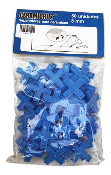 Separador De Ceramica Ceramicruz 8mm 50u Pvc Porcelanato 0