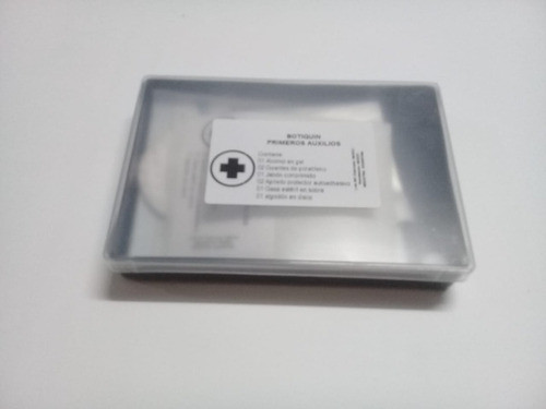Botiquin Para Kit De Auto. Base Negra. Bulto X 50 Unidades 1