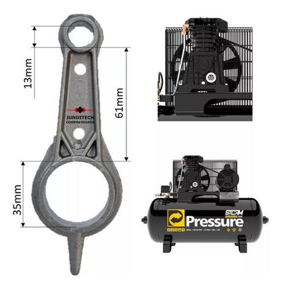 Biela Compressor Pressure Storm 300 13x35x85 Mm Original 1