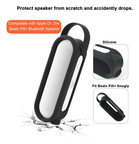 Funda De Silicona Para Beats Pill+ Altavoz Inalámbrico De De 1