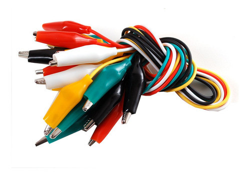 Pinzas Cocodrilo 20pcs Con Cable - Electroimporta 1