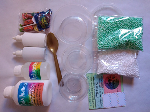 Mini Kit Crear Hace Tu Slime Base Blanca 0