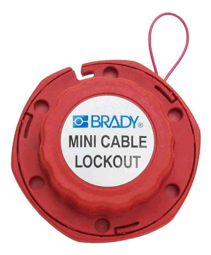 Brady - 50940 Mini Bloqueo De Cable, 1/16  De Diámetro, 8' D 0