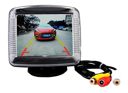 Combo Monitor Con Cámara Marcha Atrás Sensor Incluido 1