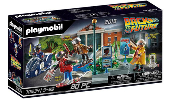 Playmobil Back To The Future Persecución 80 Piezas Original 0 Playmobil Back To The Future Persecución 80 Piezas Original 0