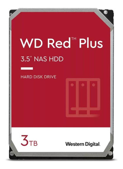 Disco Duro Western Digital Red Plus 3tb Wd30efpx Tranza 0