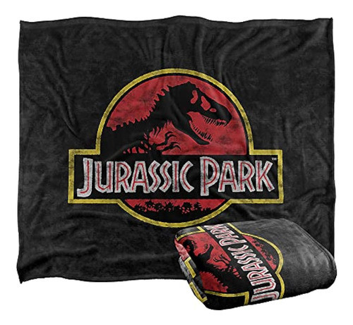 Logotipo Clásico De Jurassic Park Con Licencia Oficial Silky 0