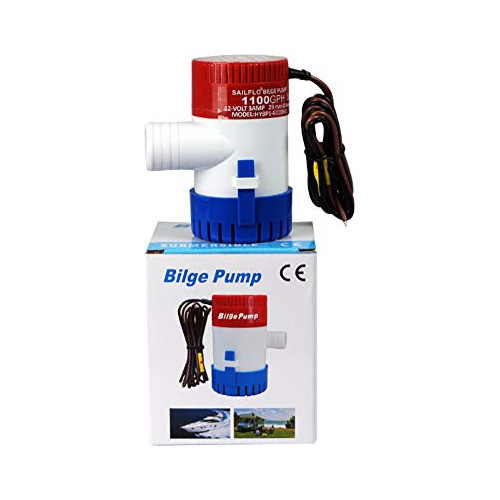 Bomba De Agua Electrica 12v 1100gph Automatica Sumergible 1