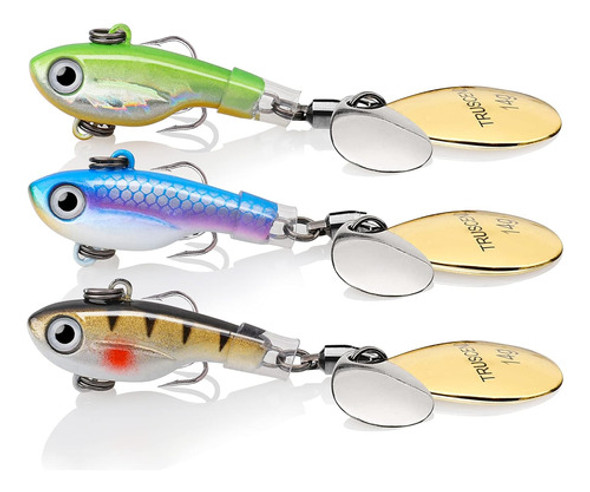 Señuelos Pesca Cebos Cucharillas 6cm Paquete 3 Unidades 0