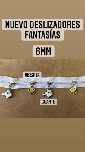 Deslizador 6mm Fantasía X 50 Unidad 0