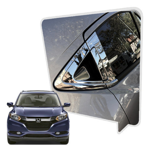 Set Para Hrv Trasero Manijas Y Uneros Cromados Tuningchrome 0