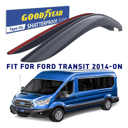 Goodyear Deflectores De Ventana Inastillables Para Ford Tran 1