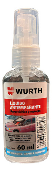 Antiempañante De Vidrios Y Espejos Wurth 0