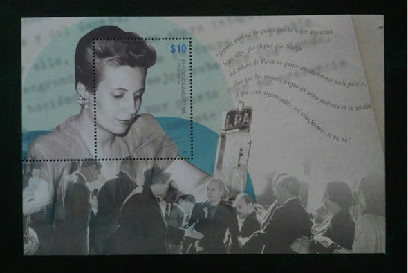 Argentina (2012). Eva Duarte De Perón. Hb 239 Gj Mint 0 Argentina (2012). Eva Duarte De Perón. Hb 239 Gj Mint 0
