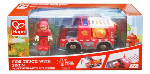 Hape Camion De Bomberos Con Sirena 0