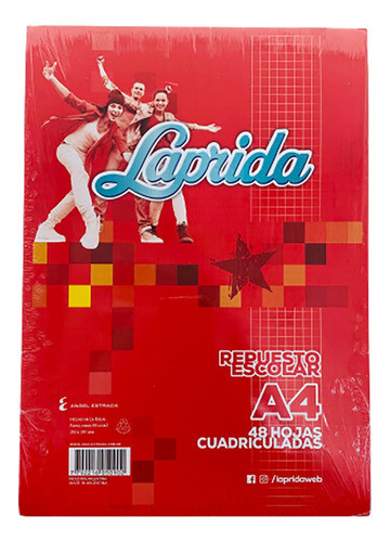 Repuesto Tamaño A4 Laprida X 48 Hojas Rayadas 0