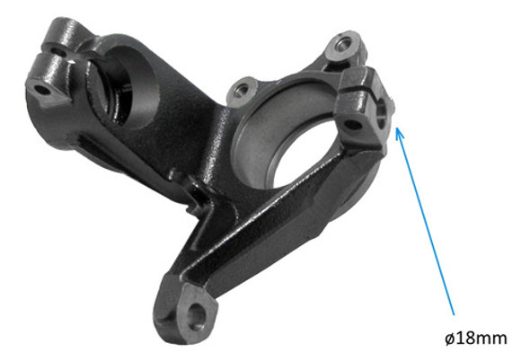 Porta Maza Izquierdo Rotula Ø18mm Para Peugeot Partner 96/20 1