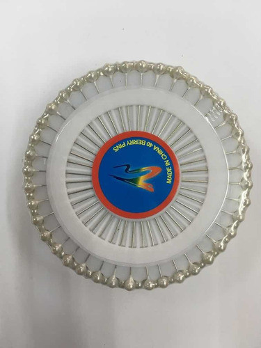 Alfileres De Cabeza Blanco 0