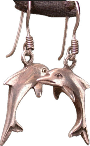 Luli Caravanas Plata 925 Delfin Suerte Lindas Oferta 0