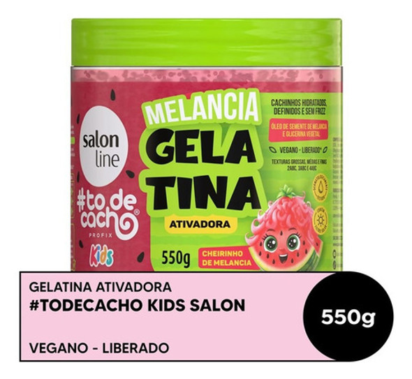 Salon Line Gelatina Activadora Sandía Todecacho Kids 1