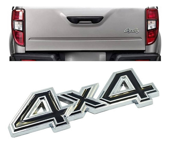 Insignia Metalica 4x4  10.5cmx3.5cm Pick Up Camioneta  C600 1