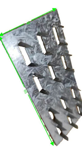Placa De Clavos X 10 U - Nail Plate - Acero Galvanizado 1