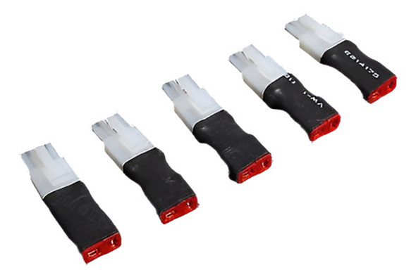 Pack(5) Tamiya Macho A Enchufe Hembra Convertidor Adaptador 0