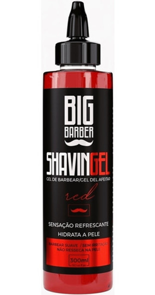Shaving Gel Barbear Bisnaga Big Barber Red Atacado 12 Unidad 1 Shaving Gel Barbear Bisnaga Big Barber Red Atacado 12 Unidad 1