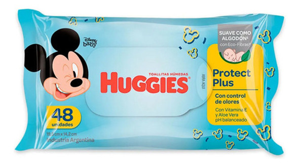 Huggies Toallitas Humedas Protect Plus Suave X48 Pack X15 1