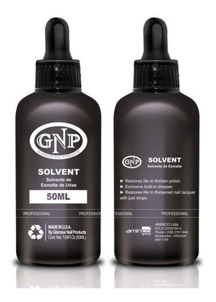 Solvente De Esmaltes Gnp Profesional 50ml 1