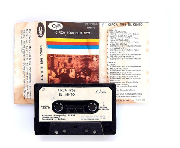 Casete  Circa 1968 El Kinto  Mateo Oka  Raro Clave Iemsa 1