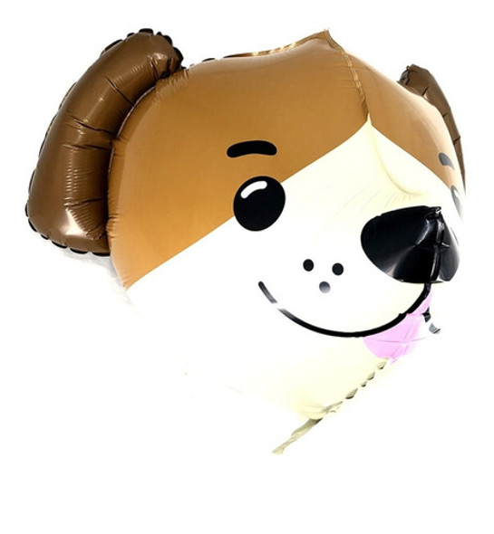 Globo Metalizado Perrito 60 X 55 Cm Decoración 1