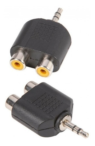 Adaptador Mini Jack Spica A 2 Rca Adam Hall 7550 Audio X 2 U 0