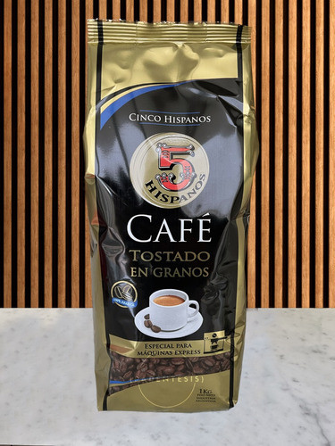 Combo Café En Grano Tostado 5 Hispanos 3kg Expresso Pack 1