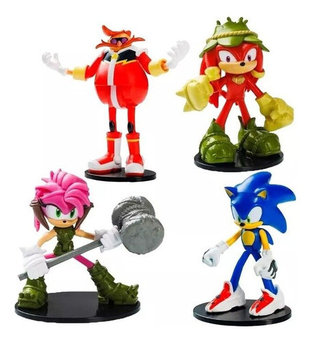 Sonic Prime Pack 4 Fig Coleccion 7 Int Son6040 - Opcion 1 1