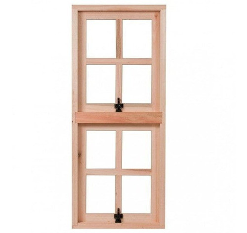 Janela De Madeira Maxim-ar 120x40cm Com Caixilho 9,4cm Ewr 0