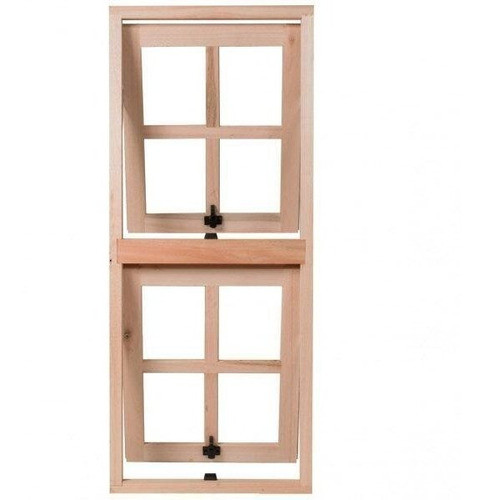 Janela De Madeira Maxim-ar 120x40cm Com Caixilho 9,4cm Ewr 1