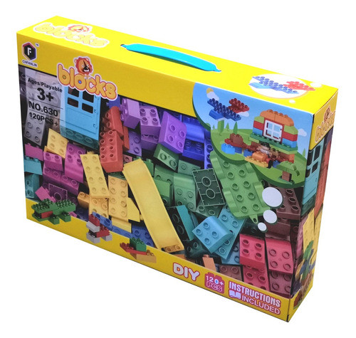 Juego Niño Bloques 141 Piezas 0